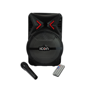 Bocina Inalámbrica 3,200wtts, Marca ICON 8"