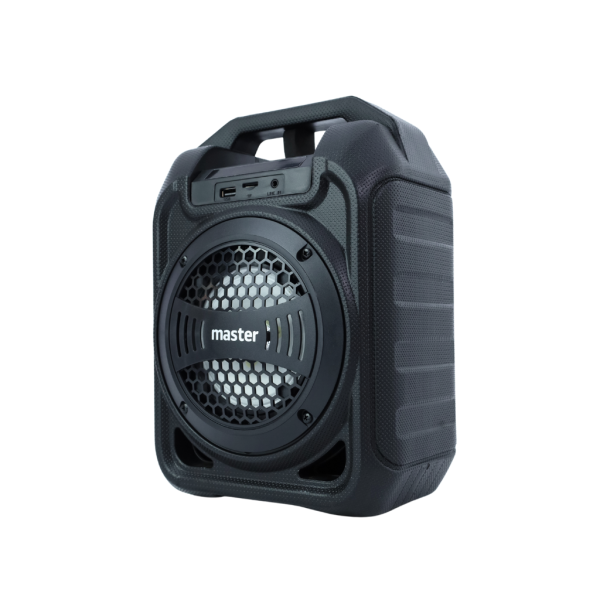 Bocina Amplificada Portatil 1000 Wtts,  Marca Master 4" - Imagen 2