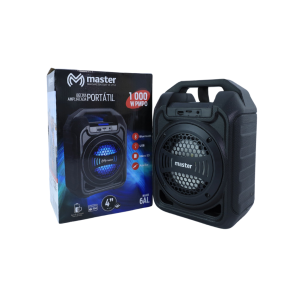Bocina Amplificada Portatil 1000 Wtts,  Marca Master 4"