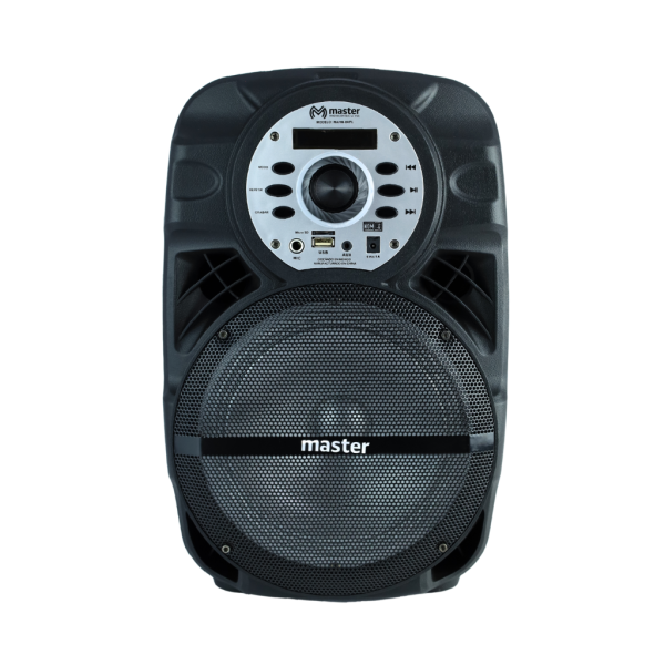 Bocina Amplificada Portatil 1000 Wtts,  Marca Master 8"