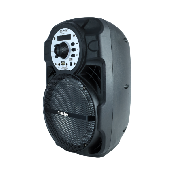 Bocina Amplificada Portatil 1000 Wtts,  Marca Master 8" - Imagen 2
