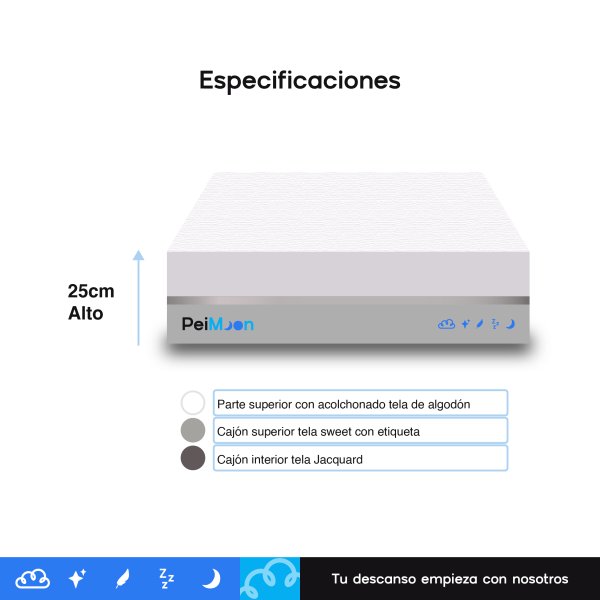 Colchón PeiMoon - ORIGEN - Imagen 2